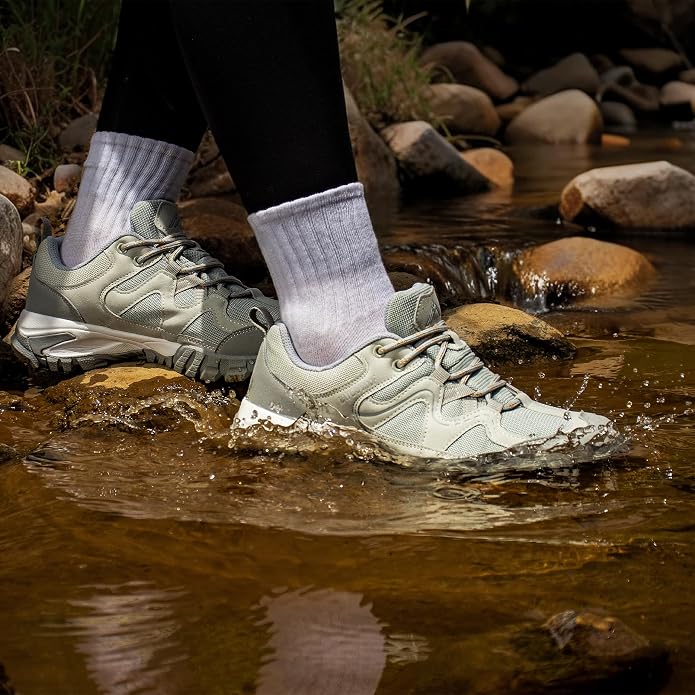 CC-Los Women's Lightweight Waterproof Hiking Shoes for Walking, Outdoor & Climbing