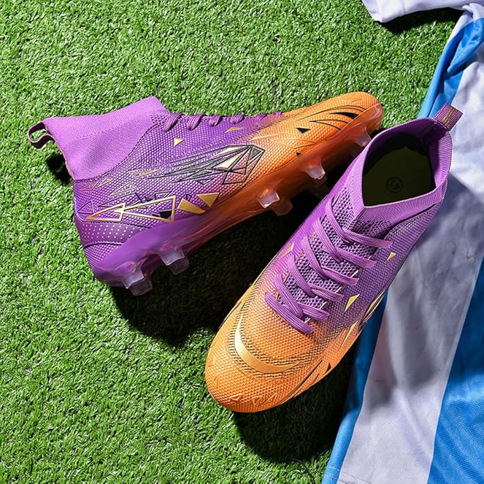 Kids Soccer Shoes Boys Football Cleats Professional Athletic Outdoor Trainning Football Shoes Youth Girl Turf Soccer Cleats