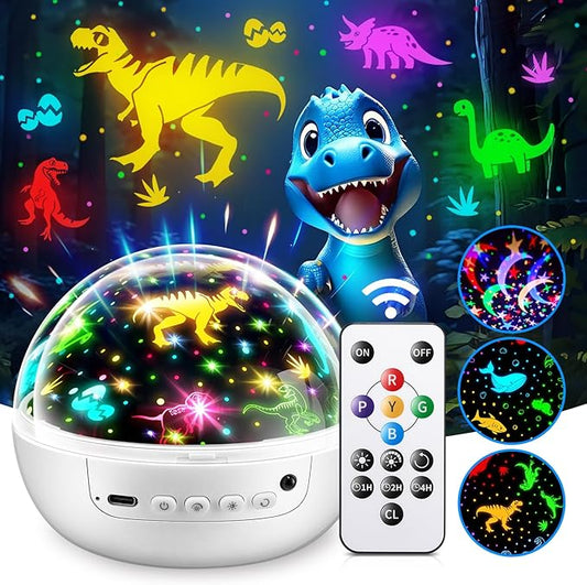 Baby Sensory Toys for Autism | 3HD Films & 31 Colors & 360° Rotate & 3 Brightness Baby Gifts for Boys Toys for 1 Year Old Boys Sensory Light Girl Gifts