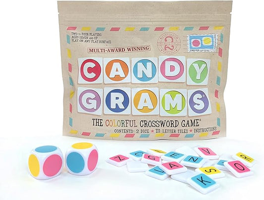 CANDYGRAMS: The Colorful Crossword Game | Portable and Easy to Play | No board or point counting | Fun and Fast Paced Game