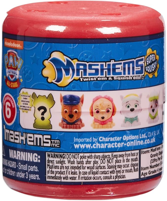Mash'ems 51462 PAW Patrol Styles May Vary, Multi-Colour