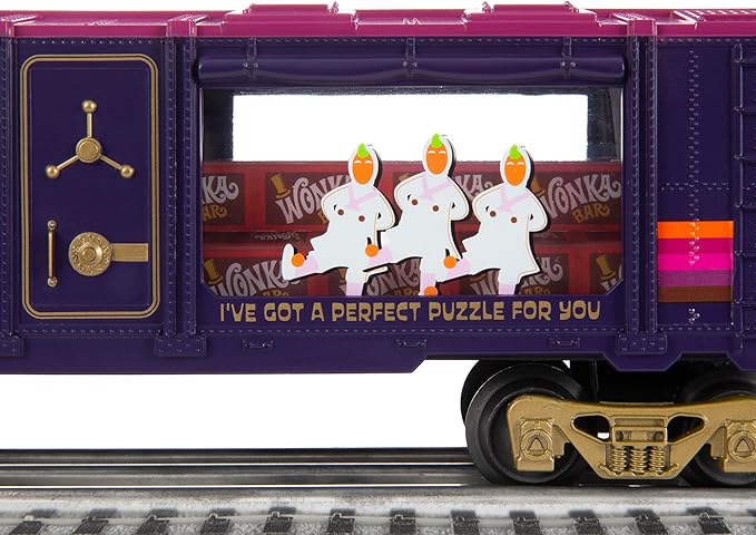 Lionel Willy Wonka & The Chocolate Factory LionChief 5.0 Electric O Gauge Train Set with Bluetooth & Remote