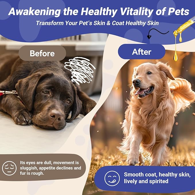 Natural Dog Yeast Infection Treatment - Itchy Skin & Ear Relief, Reduces Inflammation & Irritation, Soothes Allergy Symptoms - Herbal Supplement Drops for Dogs' Healthy Itch Relief (2 Oz) - 2Pack