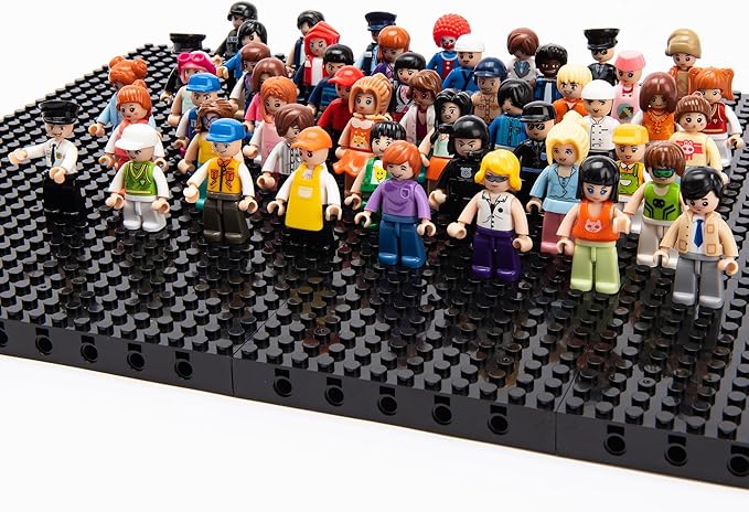 Icyhit Building Mini Figures People Action Figure Toy (Random 50 Included)