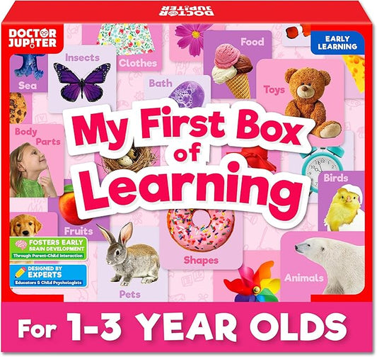 Doctor Jupiter My First Box of Learning | Toys for Toddlers Ages 1-2-3 | Toddler Learning & Educational Activities for 1+ Year Old Girls | Gift Ideas for Birthdays