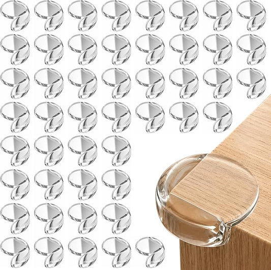 48 Pack Corner Protector for Baby, Clear Table Corner Protectors, Super Strong Adhesive, Baby Proof Corners and Edges, Corner Protectors for Furniture & Sharp Edges