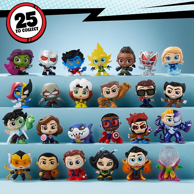 Disney Doorables Marvel Action Peek Series 2 - Mystery Collectible Surprise Figures with Cute Details, Mini Size, Big Power, for Fans, Collectors and Kids 5+, Kids Toys for Ages 5 Up by Just Play