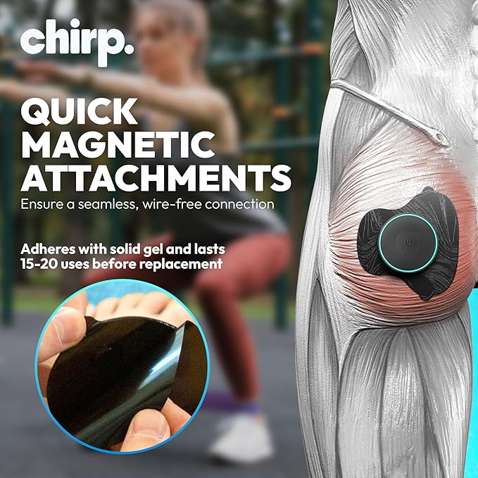 Chirp Halo Pads – Targeted Pain Relief, Deep Tissue Support, Muscle Recovery for Back, Shoulders, HIPS, & More