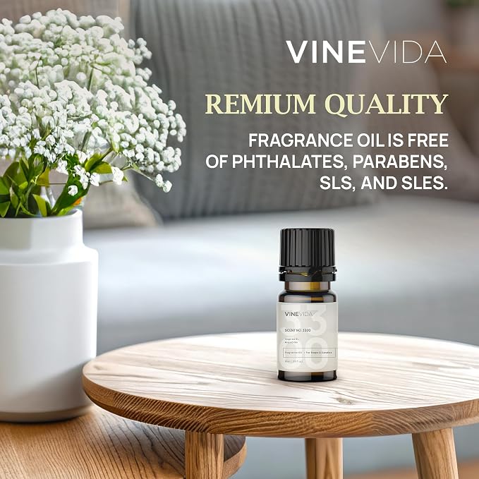 VINEVIDA [Set of 8] Luxury Scents for Candle Making, Made in USA Candle Fragrance Oil, Soap Making Essential Oils, Diffuser Oil Scents