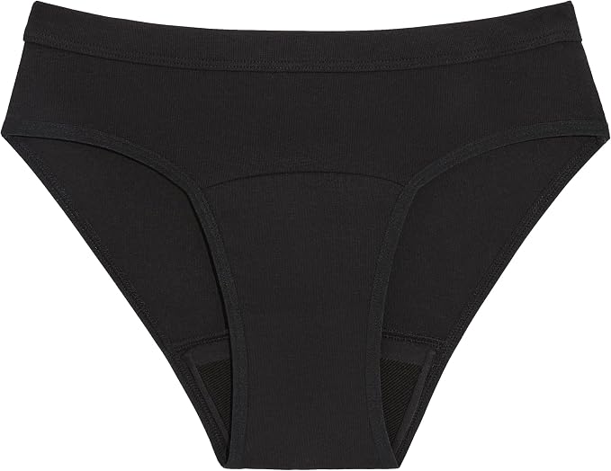 KNIX Teen Girls Cotton Leakproof Period Underwear Bikini – Moderate Flow Protection, Absorbs 2–4 Super Tampons