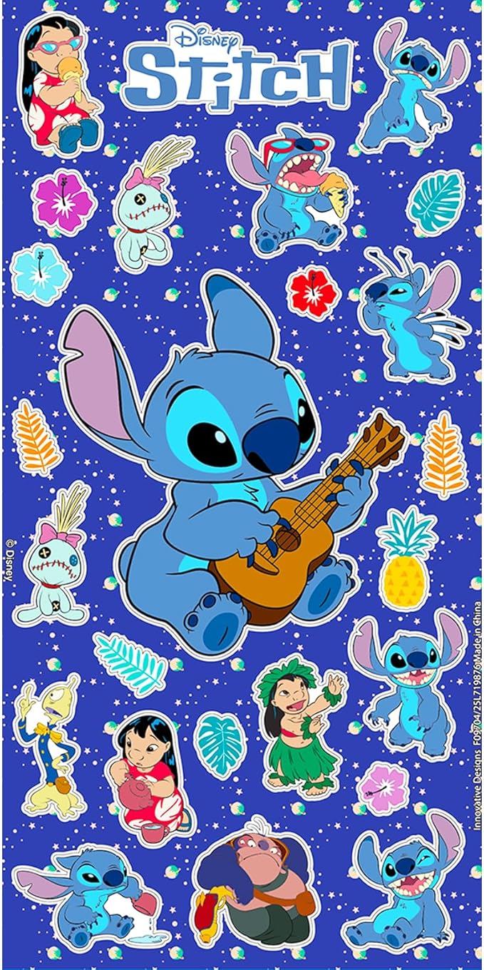 Stitch Sleeping Bag Set - Bundle with Soft Disney Slumber Bag Plus Stickers, More for Kids, Girls | Lilo and Stitch Sleeping Bag 27" x 55"