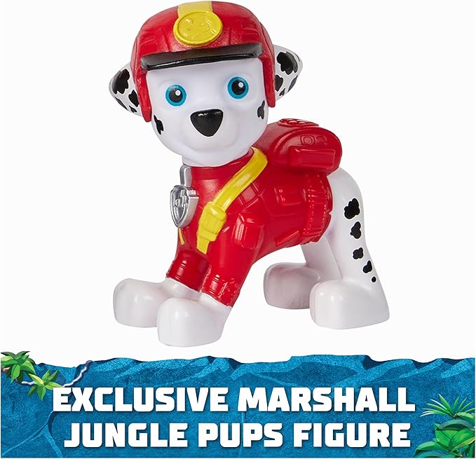 Paw Patrol Jungle Pups, Marshall Elephant Vehicle, Toy Truck with Collectible Action Figure, Kids Toys for Boys & Girls Ages 3 and Up