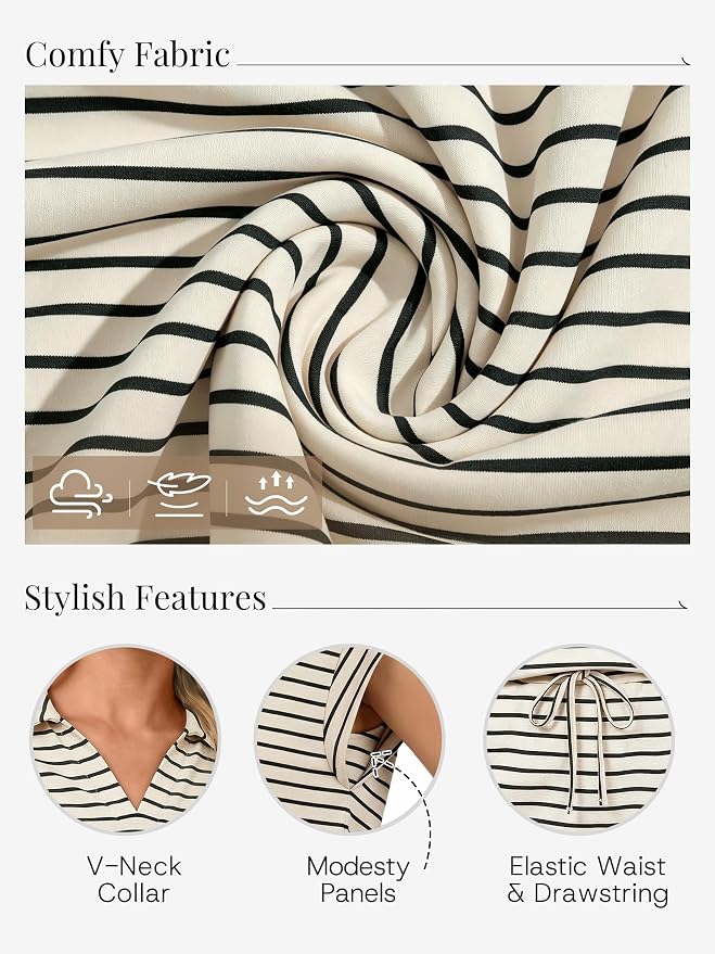 Casly Lamiit Womens Two Piece Skirt Sets Casual Cap Sleeve Lapel V Neck Tops Summer Travel Outfits Short Tennis Skort Set