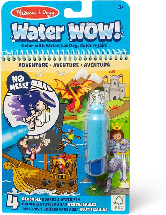 Melissa & Doug On The Go Water Wow! Reusable Water-Reveal Activity Pad – Adventure