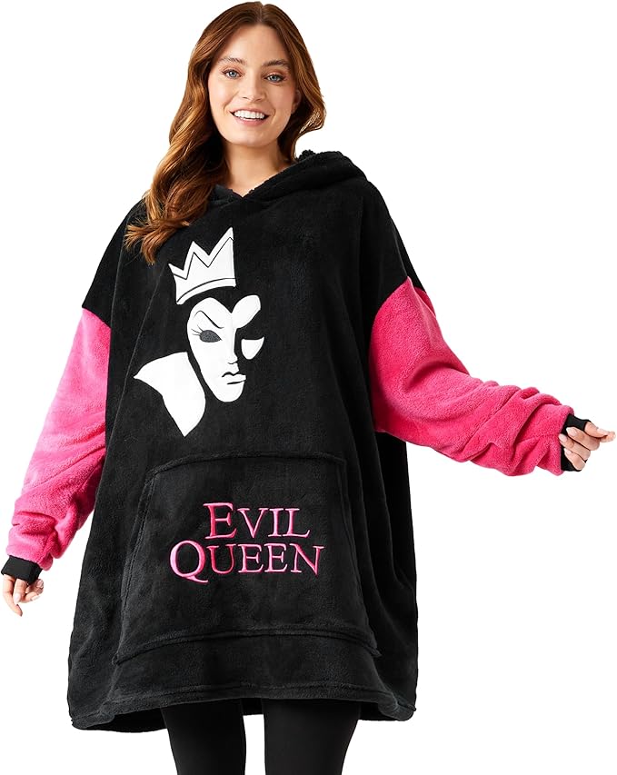 Disney Fleece Hoodie for Adults and Teenagers Oversized Hooded Poncho One Size - Stitch Gifts