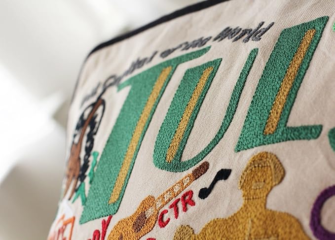 Catstudio Tulsa Embroidered Decorative Throw Pillow