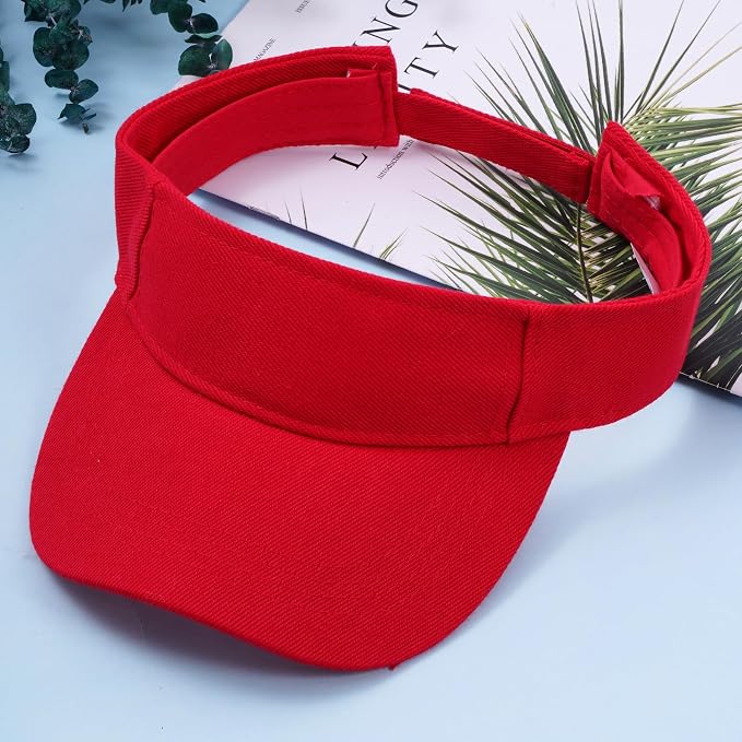 Marrywindix 1 Piece of Sport Wear Athletic Visor Sun Sports Visor Hat Visor Adjustable Cap for Women and Men
