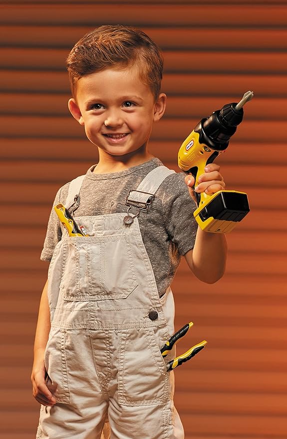 Little Tikes 2-in-1 Buildin' to Learn Motor/Wood Shop Auto and Wood Workshop with 50+ Realistic Accessories Kids 3+