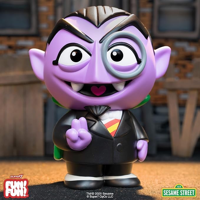 Super7 Sesame Street Fun! Fun! Wave 01 - Count Von Count Action Figure
