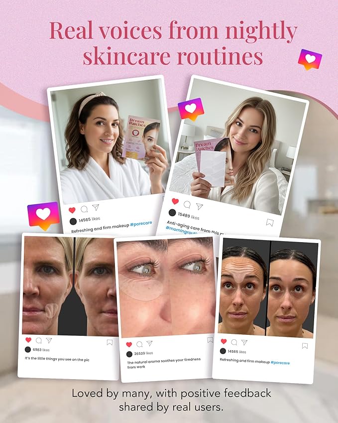 Smile Line Patches & Under Eye Patches for Wrinkles – Anti Wrinkle Facial Patches, Wrinkle Tape & Face Tape/Dream Patches/CRESCENT- Made in Japan