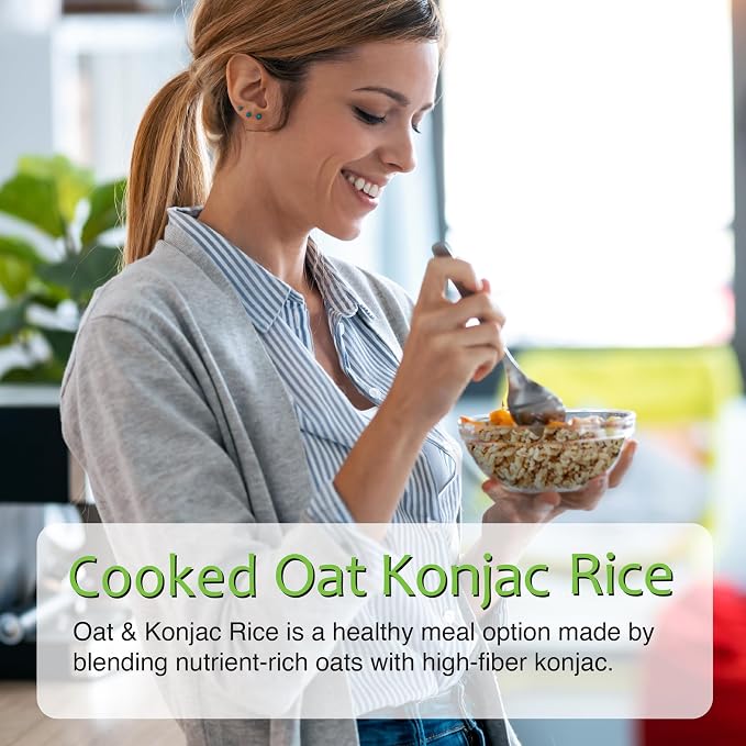 Jayone Instant Cooked Rice, Pantry Staple Bap, Sticky, Microwavable, Shelf Stable Asian Bap, Product of Korea, 5.3 oz (Pack of 4 / Oat Konjac Rice)