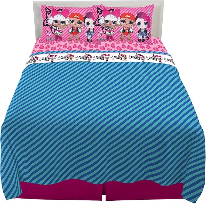 Franco Kids Bedding Sheet Set, Full, L.O.L. Surprise!