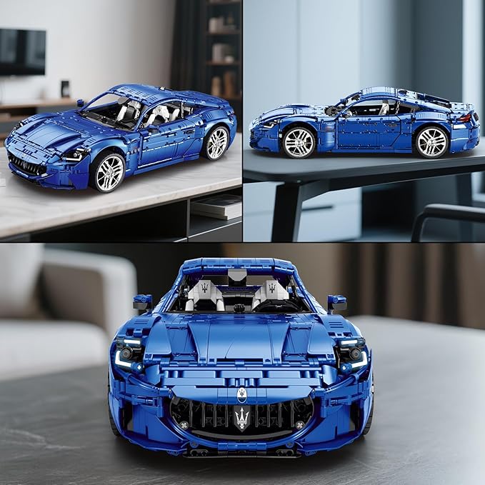 Sports Car Building Blocks Set for Adults, 1:8 Vehicle Racing Car Toy Model Building Kit for Kids, 11010, Creative Gifts for Boys Girls Adults 14+ (5480PCS)