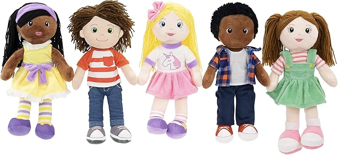 Playtime by Eimmie Hand Puppets for Kids (Ollie) - 14" Soft Plush Toy for Boys & Girls, Pretend Play, Storytelling, Theater, Imaginative Fun, Educational Puppet for Toddlers & Children Ages 3+