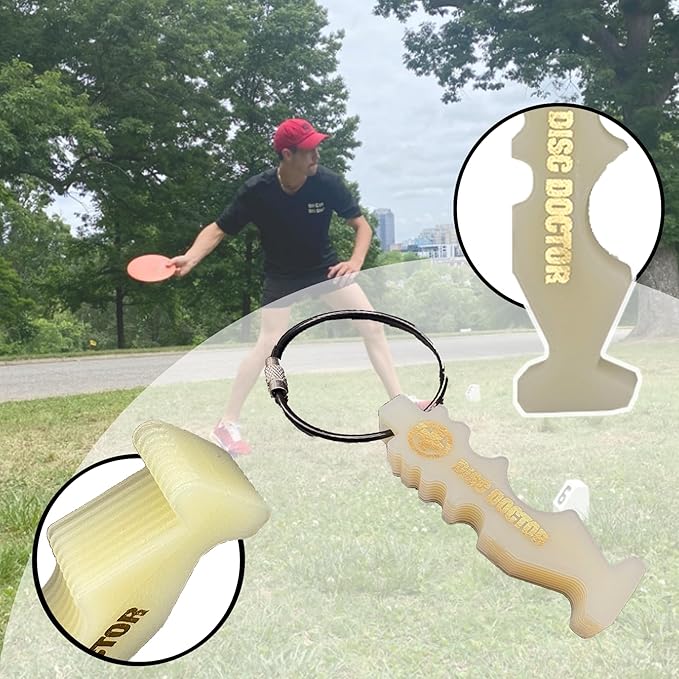 Repair Tool for Disc Golf Discs, Disc Golf Bag Accessory to Repair a Disc During or After a Round