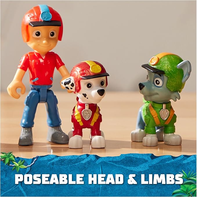 Paw Patrol: Jungle Pups Action Figures Gift Pack, with 8 Collectible Toy Figures, Kids Toys for Boys and Girls Ages 3 and Up