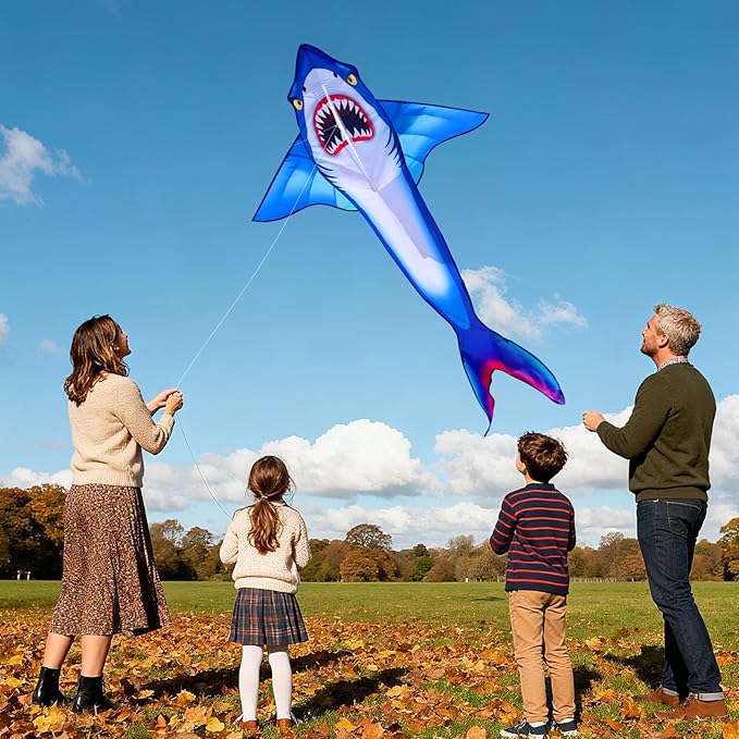 Xida Octopus Kite for Kids Ages 4-8, Professional Kites for Beginners and Adults, Easy to Fly Beach Kites for Boys and Girls, Long Colorful Tail with 200ft Line, Large Kite for Outdoor Family Games
