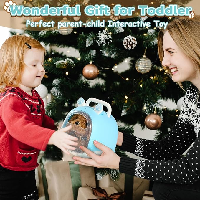 Walking Dog Toy for Kids with Leash, Realistic Toys for Girls Boys Toddler Toys, Barking Wagging Tail Interactive Dog Plush with Cute Cloak,Puppy Pet Care Gifts for Girls 3 4 5 Year Old Boys