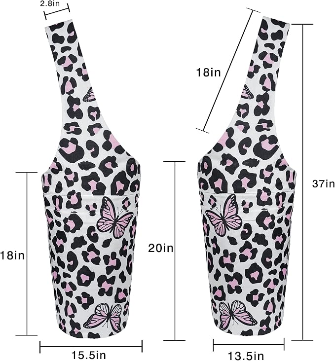 Yoga Mat Bag - Long Tote with Pockets - Holds More Yoga Accessories - Yoga Bag Fit Most Size Mats - Yoga Mat Carrier