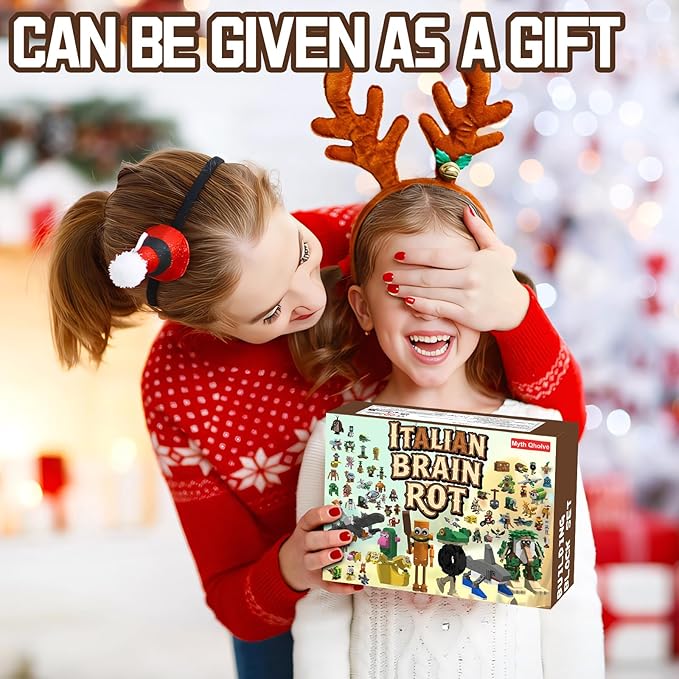 Italian Brain Rot Unique Cartoon Characters Building Blocks 17 in 1 Educational & Entertaining Gift Idea for Kids Teens & Adults