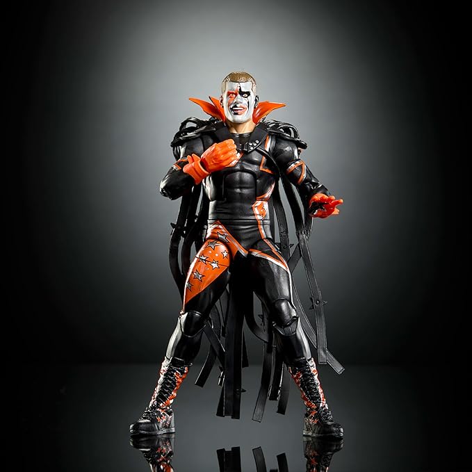 Mattel WWE Elite Collection Action Figure & Accessories, Premium Live Event Stardust Set, Wrestlemania with Sam Roberts Build-A-Figure Parts