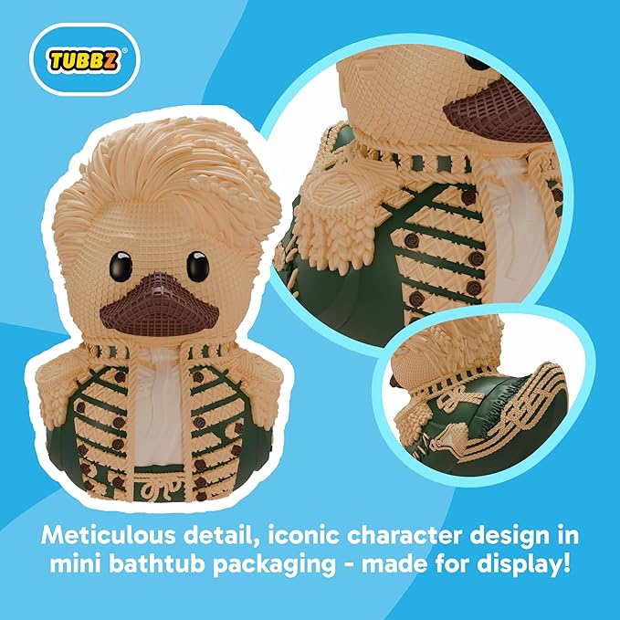 TUBBZ Mini: Wicked for Good - Scarecrow Cosplaying Rubber Duck Vinyl Figure – Official Collectible for Fans of Wicked