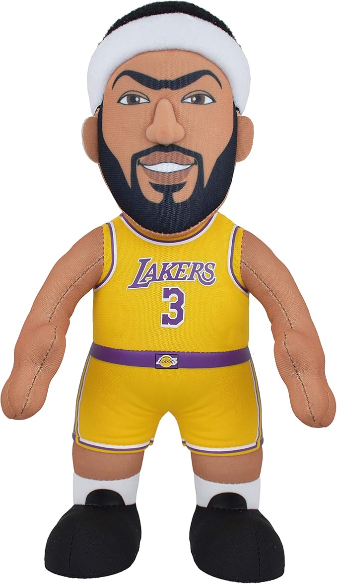 Bleacher Creatures Los Angeles Lakers Anthony Davis 10" Plush Figure - A Superstar for Play Or Display
