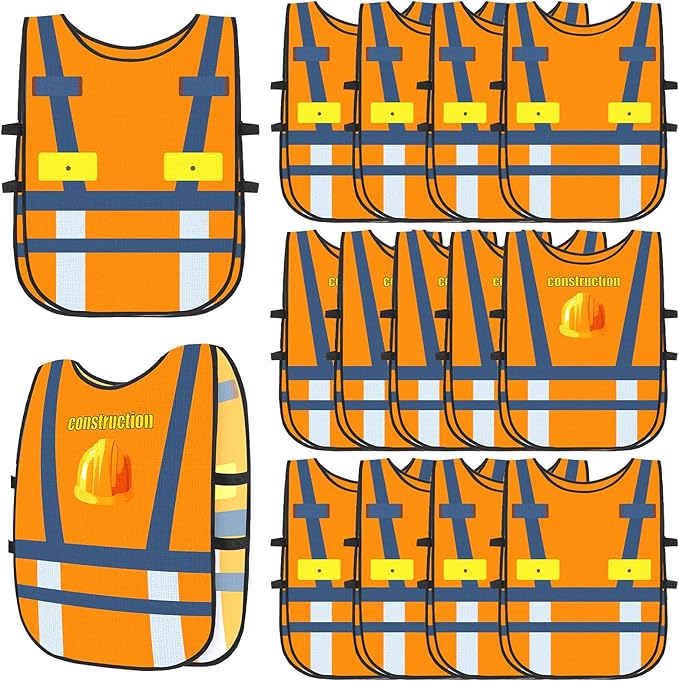 Panitay 12 Pcs Kids Dressing up Costumes Toddler Kids Dress up Vests for Boys Girls Party Pretend Play Costume Supplies