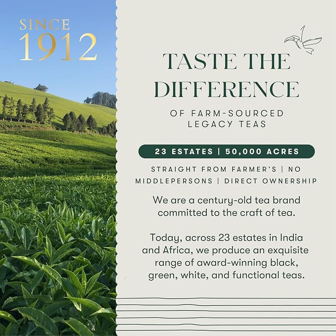 Luxmi Estates - Rooibos Chai - Rooibos Tea with Spices - Loose Leaf - 100g, 3.52 Oz (50 Cups), Limited Fall Tea with Cinnamon, Cardamom and Clove, Perfect for Relaxation