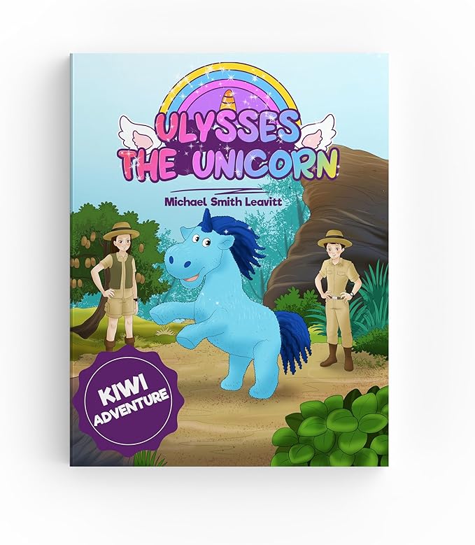 Ulysses The Unicorn Stuffed Animal with Interactive Storybook, Unicorn Plush Book with Stuffed Animal Set, Interactive Storytelling with Full-Color Illustrations (Ages 3-8)