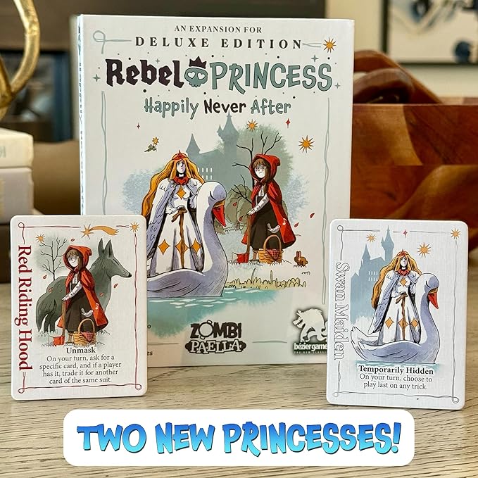 Rebel Princess Deluxe Edition: Happily Never After Expansion – Fast-Paced Strategy Card Game, 3+ Players, Ages 15+, 45 Min Play, from The Creators of Cat in The Box Deluxe Edition