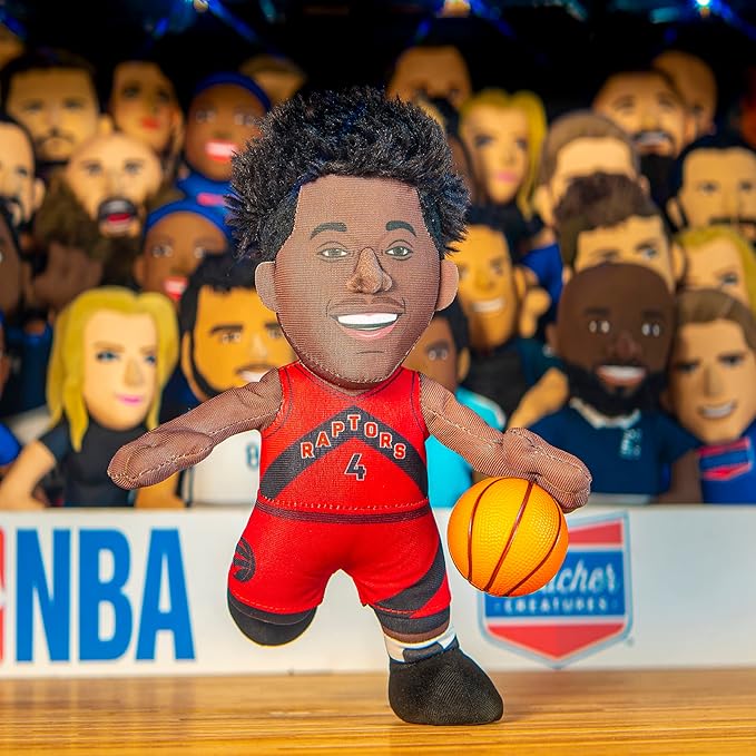 Bleacher Creatures Toronto Raptors Scottie Barnes 10" Plush Figure - A Superstar for Play and Display