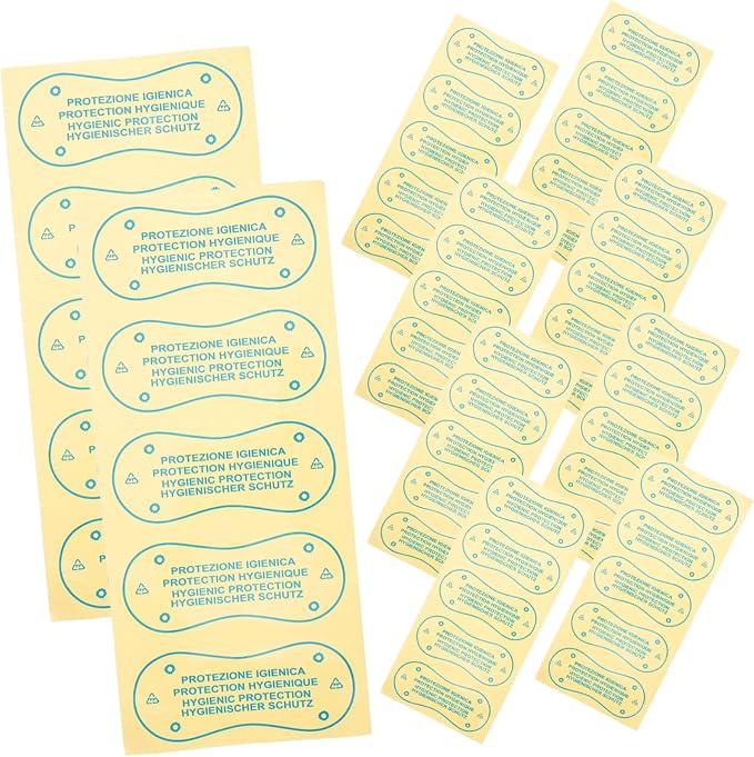 Ipetboom 100pcs Women Panty Liners Soft Breathable Adhesive Stickers for Swim Bottoms Comfortable Fit for Swimsuits and Easy Application and Adaptable Sizing Reduce Skin Irritation