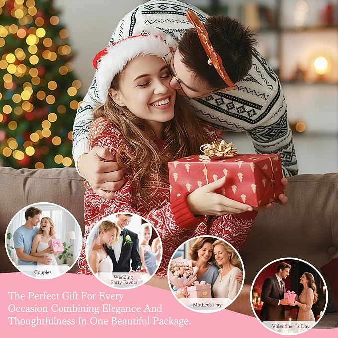 Massage Oil Candle 8.1 OZ for Massage Therapy and Skin Moisturizing,Natural Body Safe Soybeans Massage Oil Candles,Rose Scented Candles for Couples, Romantic Gift Scented Candles for Home SPA