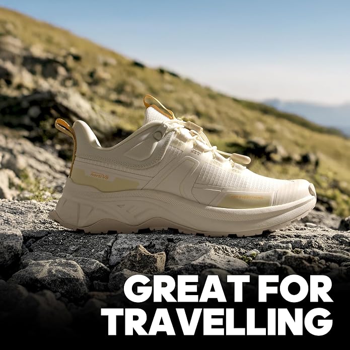 NORTIV 8 Women's Lightweight Hiking Shoes Quick Lace | Outdoor Fashion Sneakers For Hiking Walking Travel And Daily Wear With Quick Lace Design Lightweight Comfort Gladiator