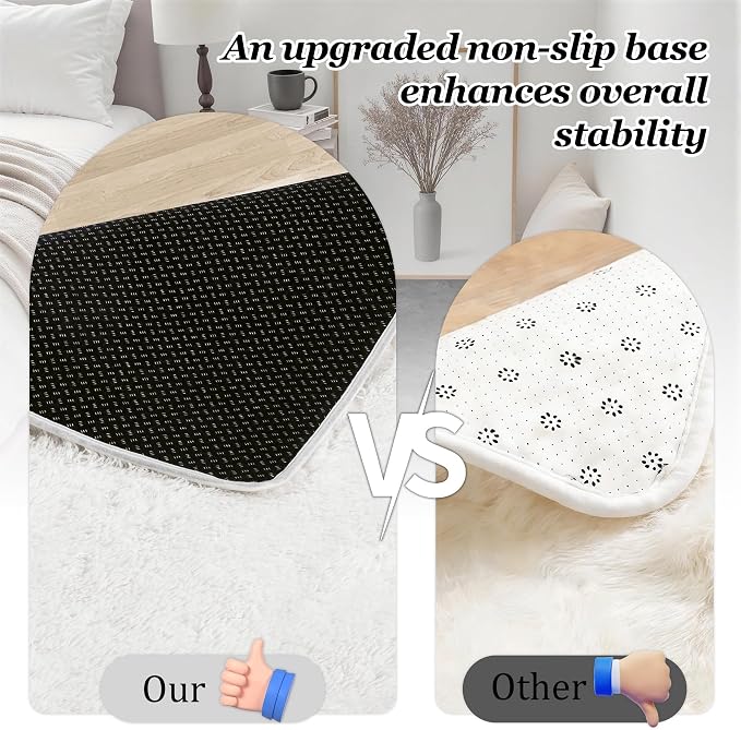 6x9 Area Rugs for Living Room Bedroom: Ultra Soft Fluffy Shag Rug Upgrade Non-Slip Non-Shedding Large Fuzzy Plush Carpet Indoor Floor Carpets for Kids Room Playroom Nursery Dorms Home Decor Ivory
