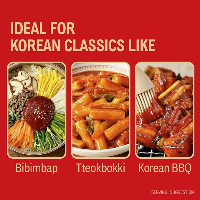 CJ Haechandle Hot Pepper Paste 500g Korean Spicy Red Chile Paste 1.1 lb., Gochujang, 17.63 Ounce