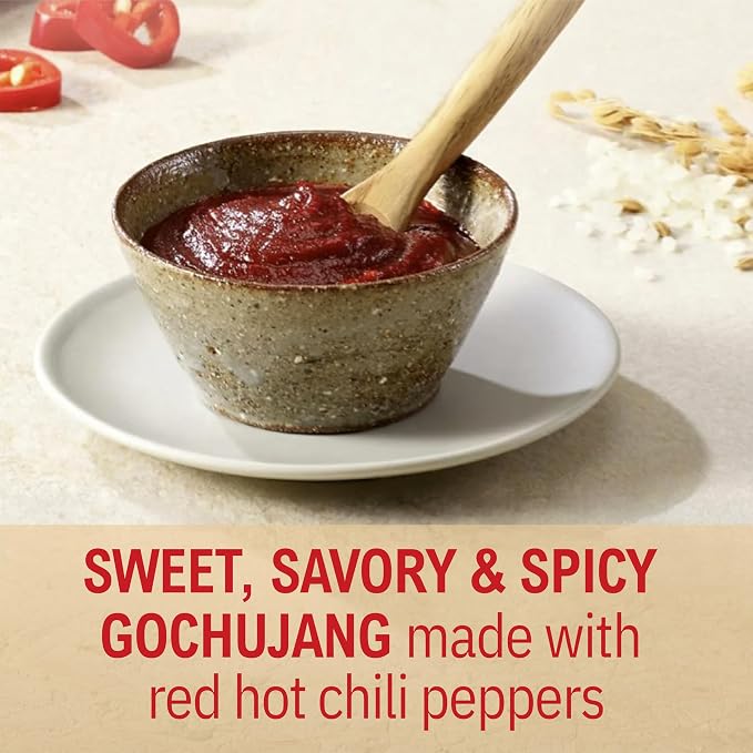 CJ Haechandle Hot Pepper Paste 500g Korean Spicy Red Chile Paste 1.1 lb., Gochujang, 17.63 Ounce