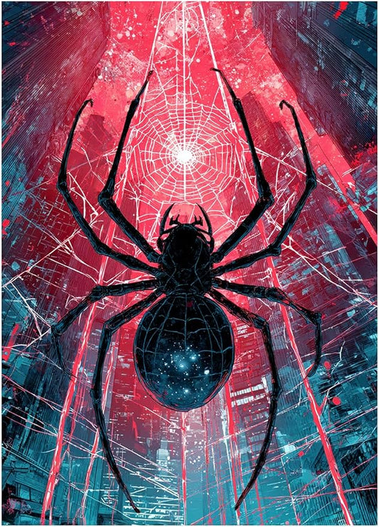 100 MTG Card Sleeves with 100 Inner Sleeve, Textured Back Art Sleeves, Fit Standard Size Cards- Spider