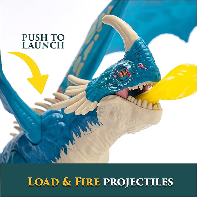 Dreamworks Dragons, Battle Dragons, Fire Blast Deadly Nadder, 10” Action Figure, Kids Toys for Boys & Girls Ages 4 and up